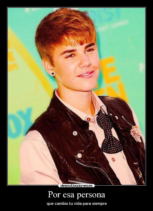 Por esa persona -