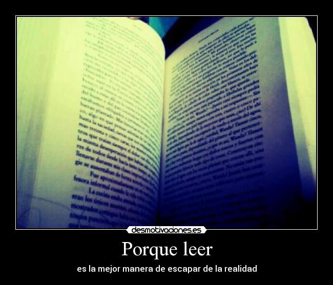 Porque leer -