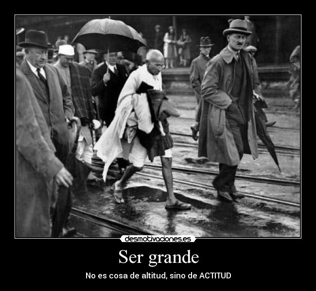 Ser grande -