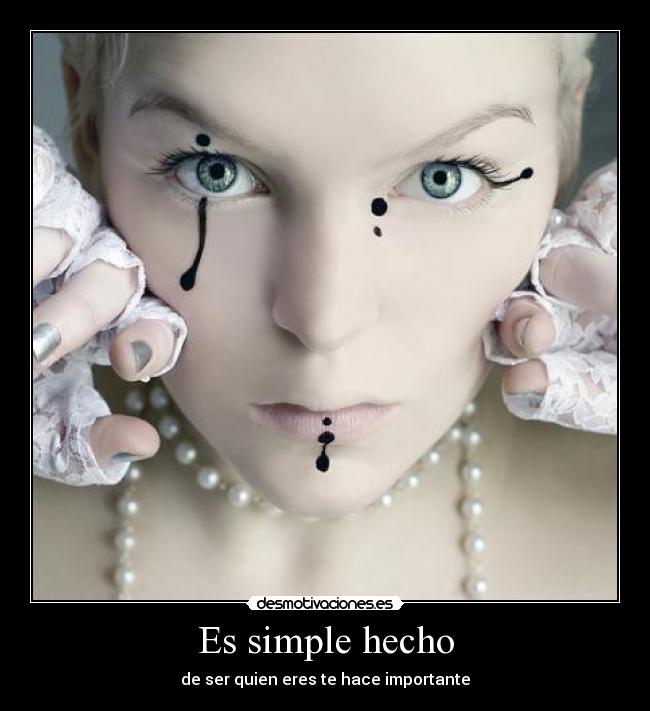 Es simple hecho -