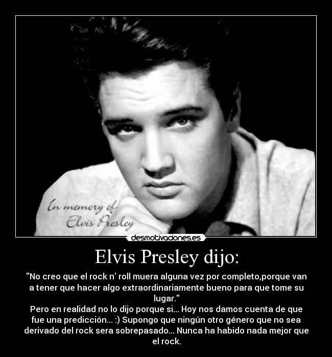 carteles elvis presley desmotivaciones