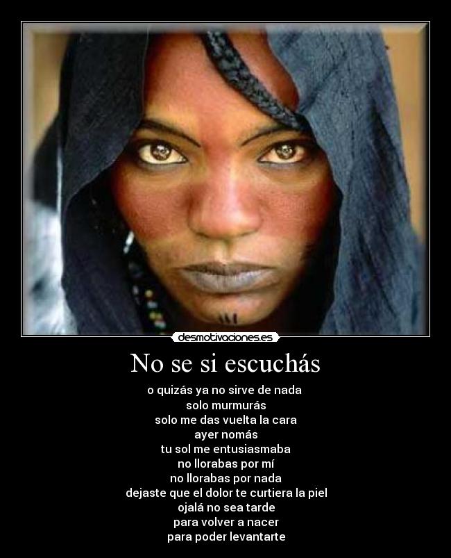 No se si escuchás - 