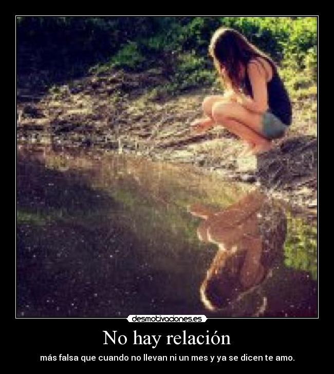 No hay relación - 