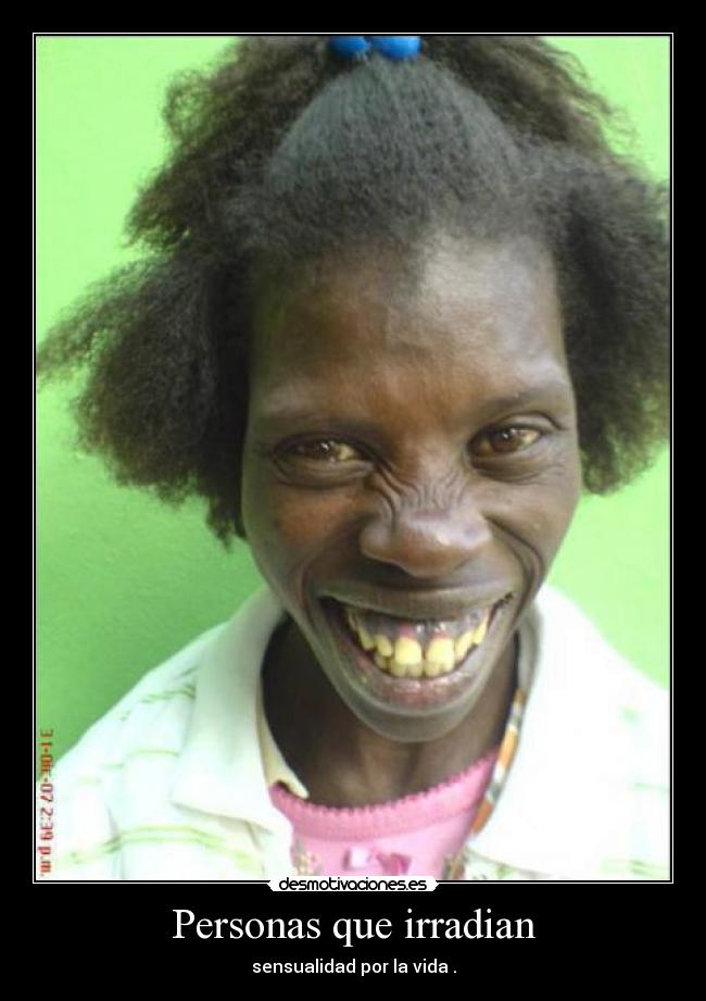 Personas que irradian - 