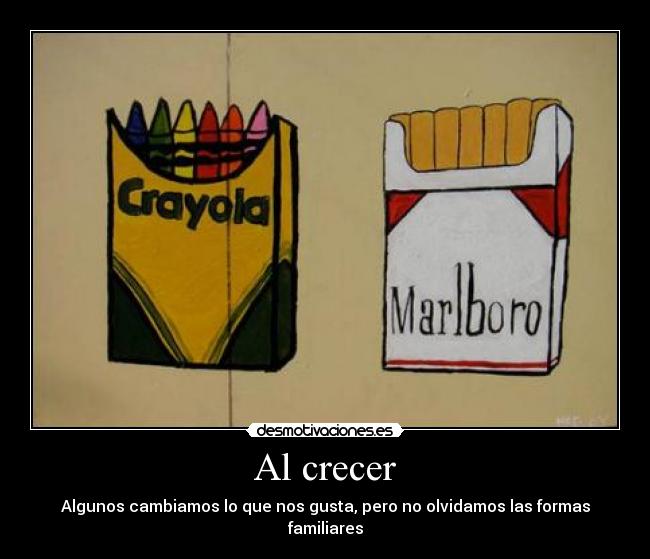 Al crecer -