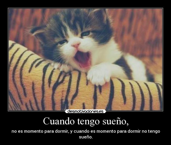 Cuando tengo sueño, - 