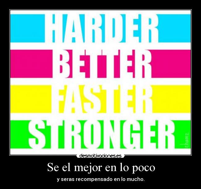 Se el mejor en lo poco - 