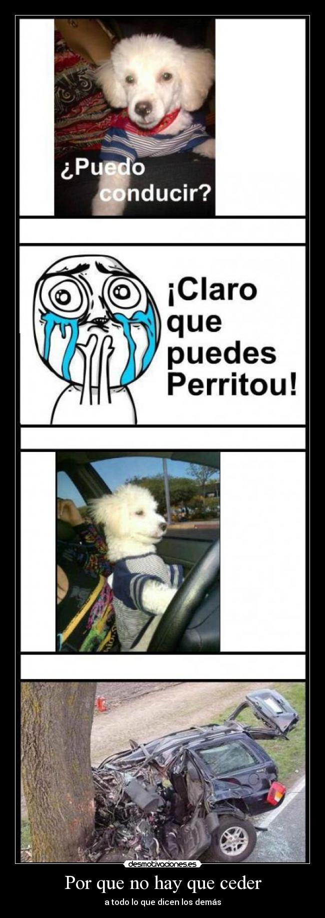 Por que no hay que ceder -