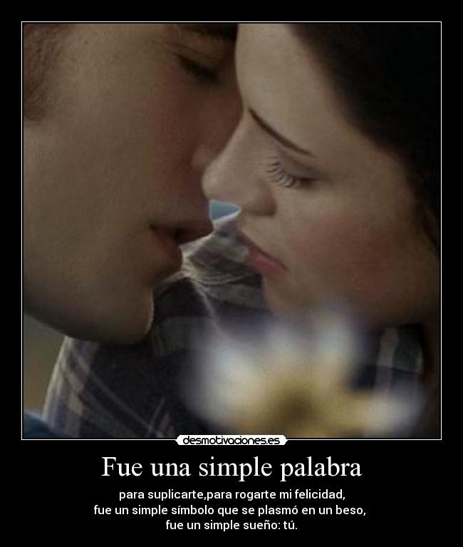 Fue una simple palabra - 