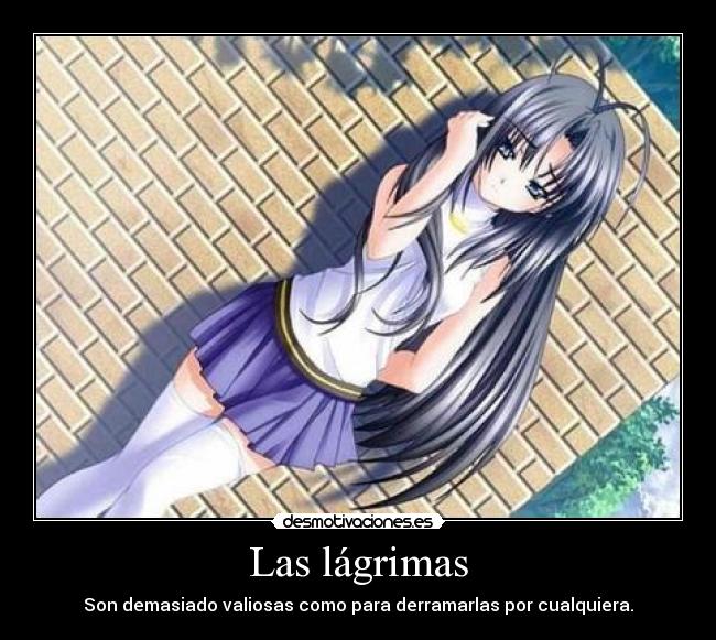 Las lágrimas -