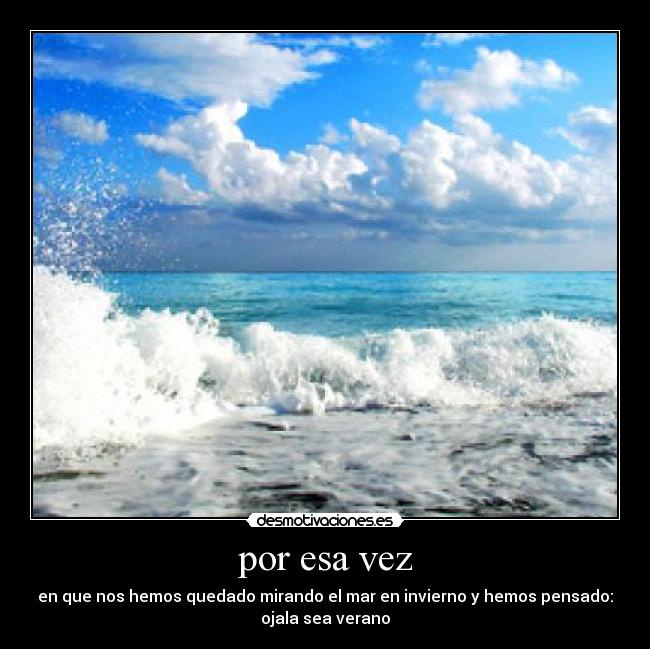 por esa vez - 