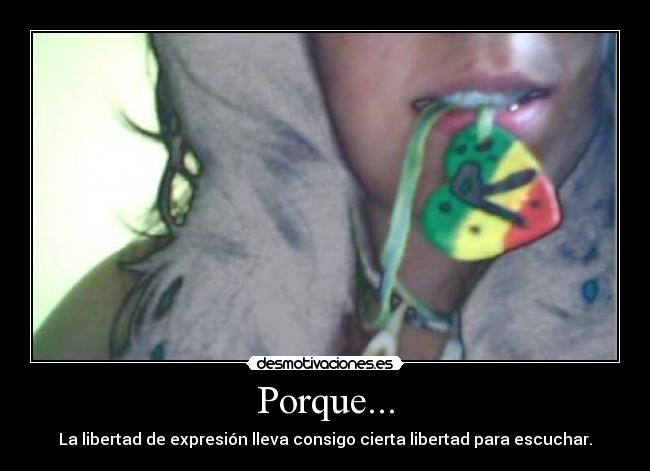 Porque... -