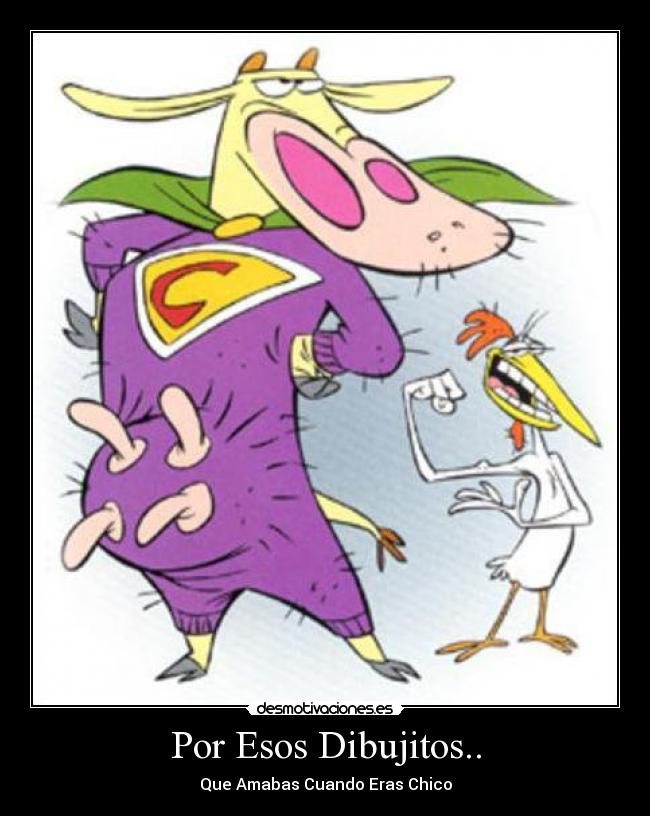 carteles dibujitos mejores vaca pollito desmotivaciones