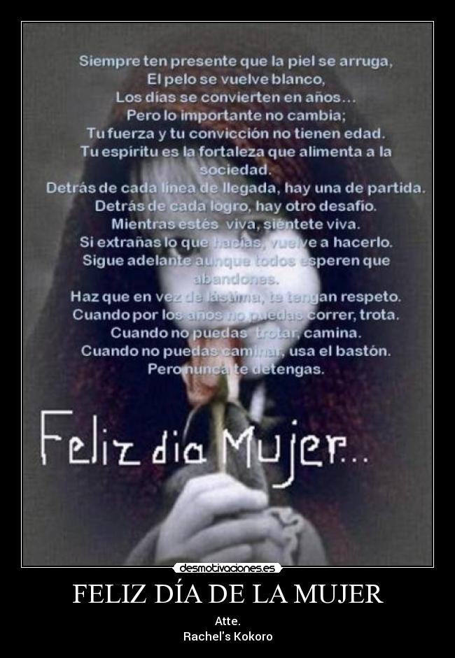 FELIZ DÍA DE LA MUJER - 