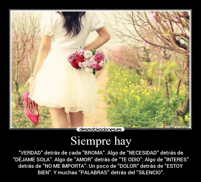 Siempre hay -