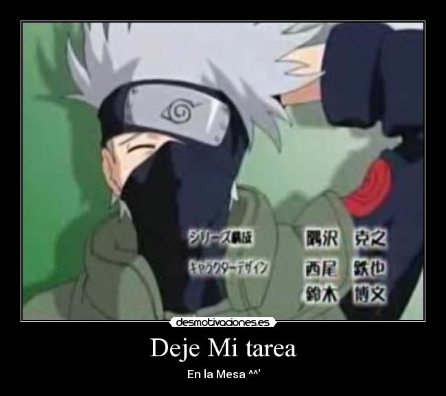 Deje Mi tarea - En la Mesa ^^