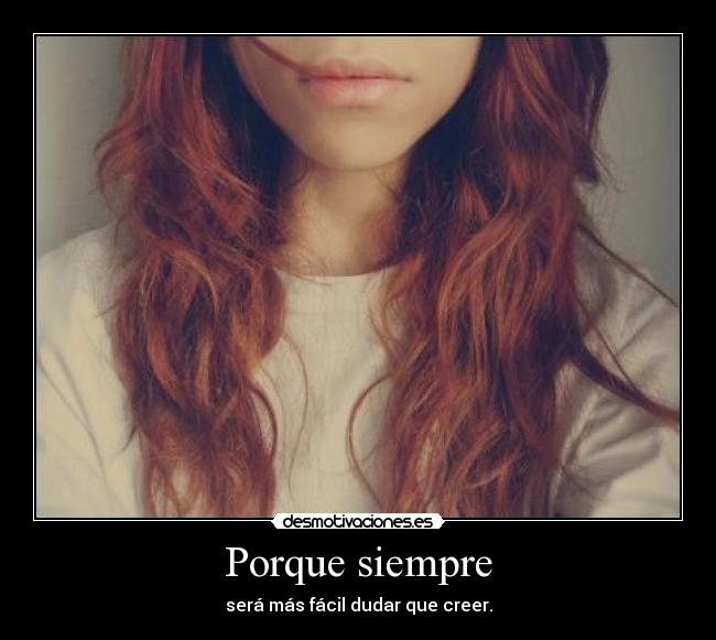 Porque siempre -