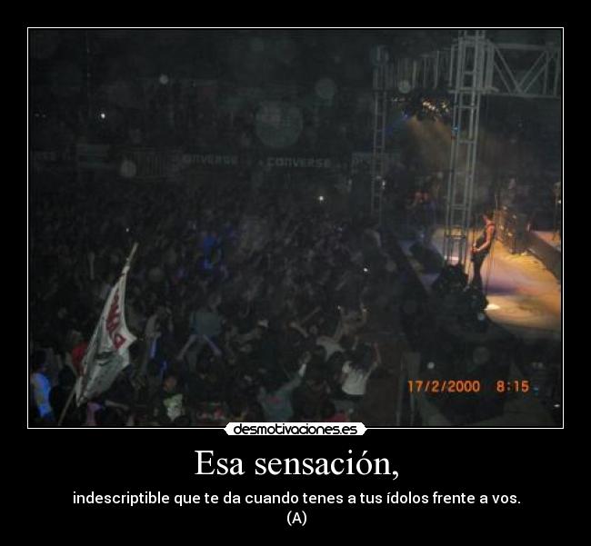 Esa sensación, - 