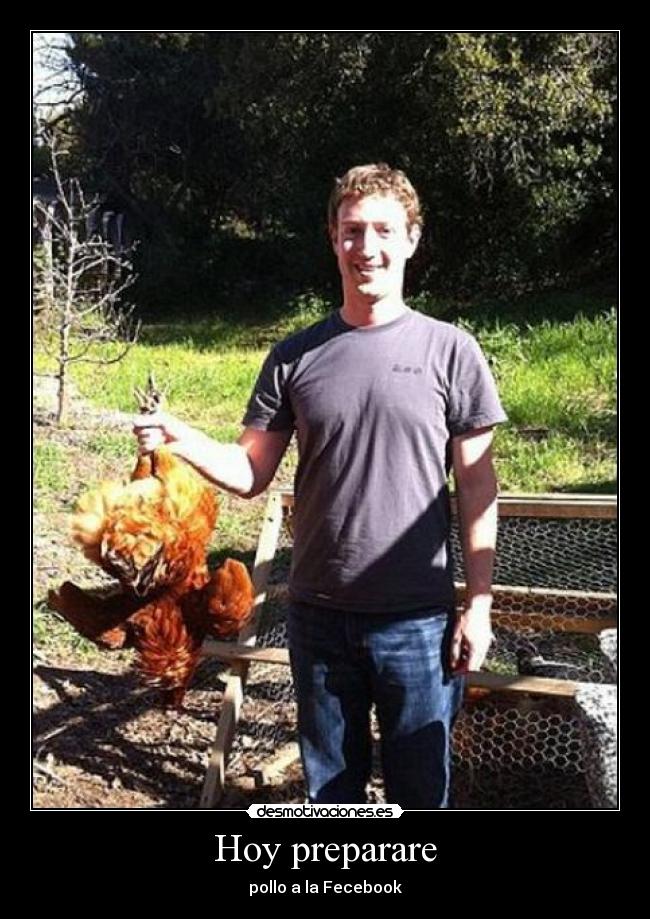 Hoy preparare - pollo a la Fecebook