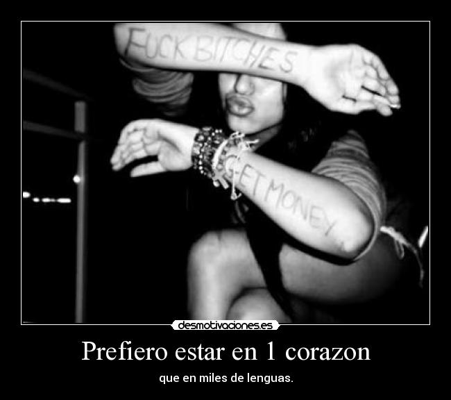 Prefiero estar en 1 corazon -