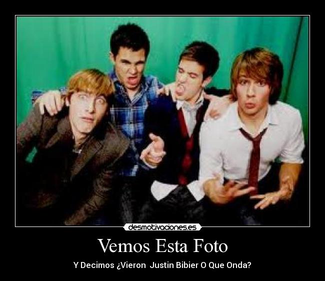 Vemos Esta Foto - Y Decimos ¿Vieron Justin Bibier O Que Onda?