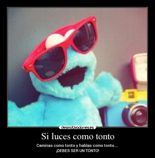 carteles tonto refran desmotivaciones