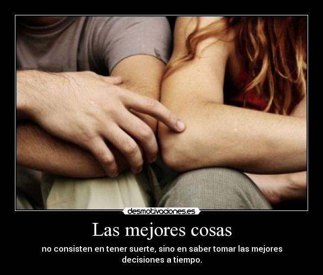 Las mejores cosas -
