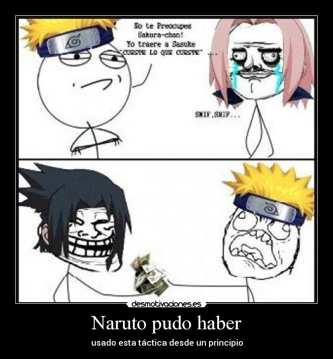 Naruto pudo haber - usado esta táctica desde un principio