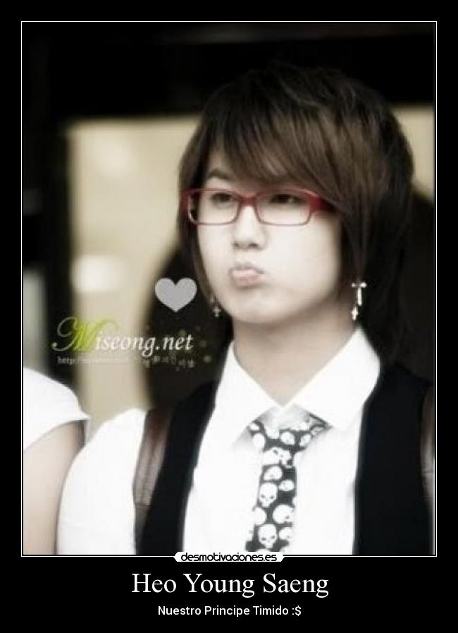 Heo Young Saeng - Nuestro Principe Timido :$