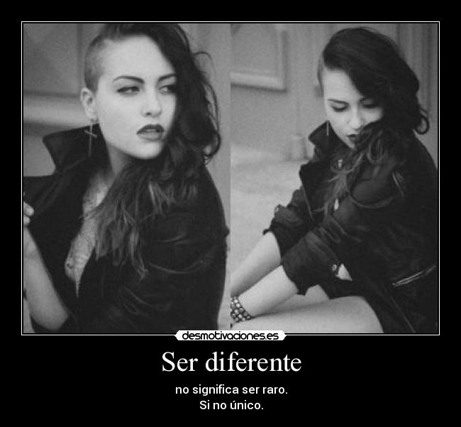 Ser diferente - 