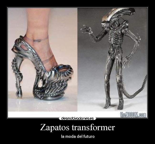 Zapatos transformer - la moda del futuro