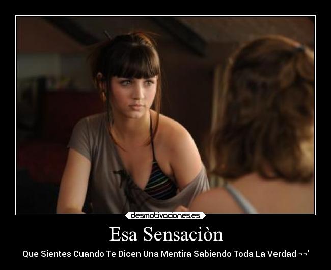 Esa Sensaciòn -