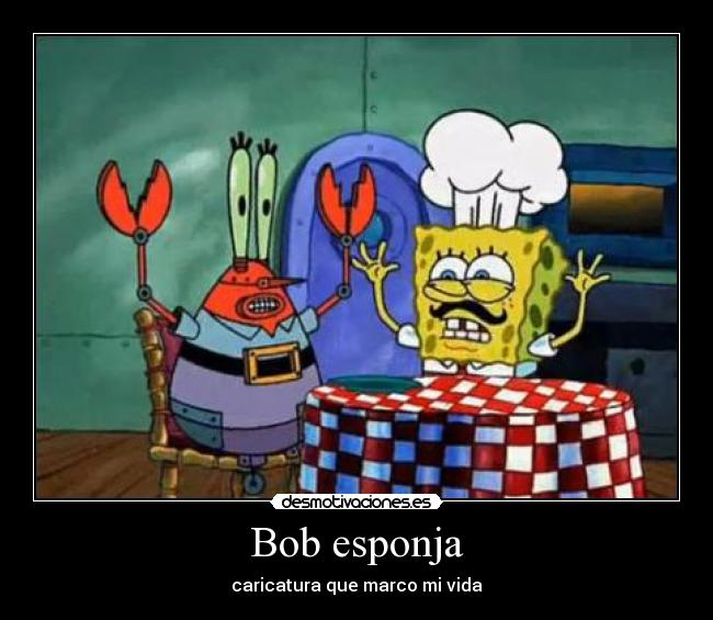 Bob esponja - caricatura que marco mi vida