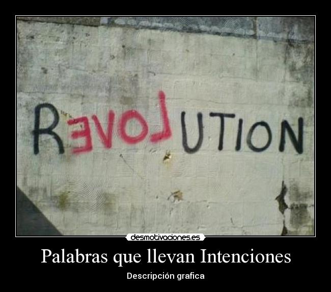 Palabras que llevan Intenciones - Descripción grafica