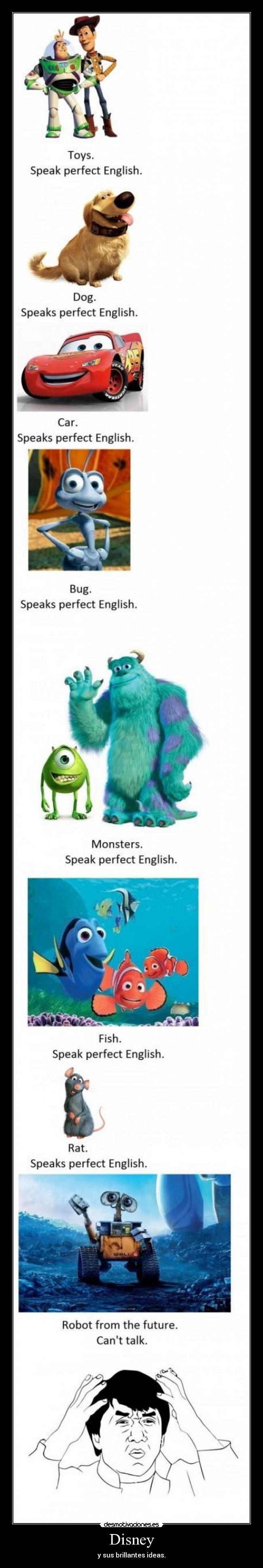 Disney - y sus brillantes ideas.