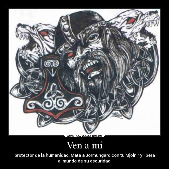 carteles thor mitologia nordica desmotivaciones