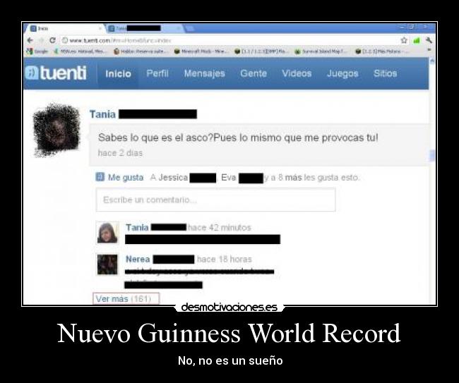 Nuevo Guinness World Record - No, no es un sueño