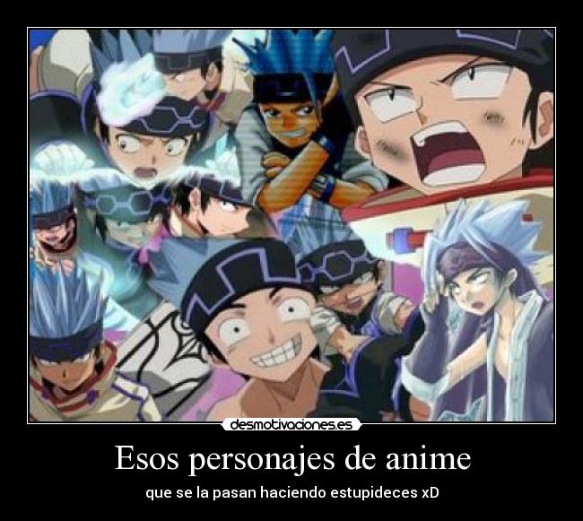 Esos personajes de anime - 