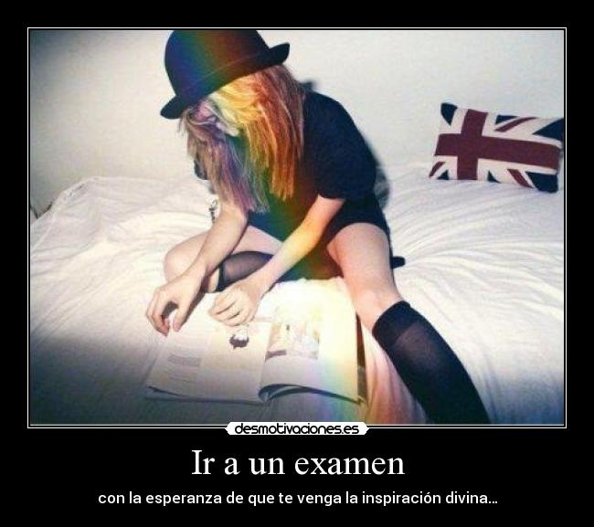 Ir a un examen -