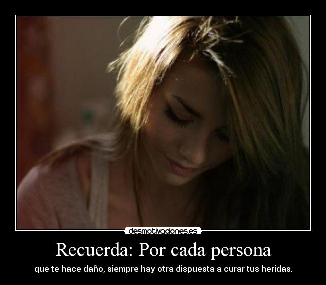 Recuerda: Por cada persona -