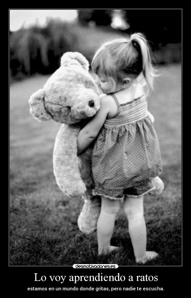 Lo voy aprendiendo a ratos -