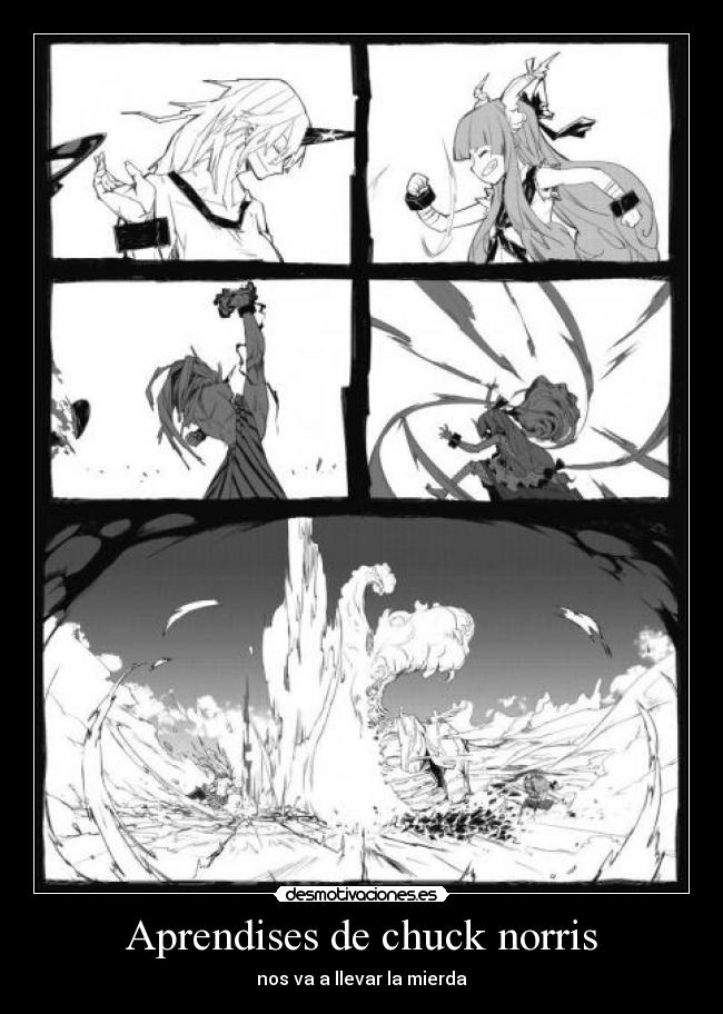 Aprendises de chuck norris - nos va a llevar la mierda