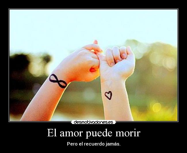 El amor puede morir -