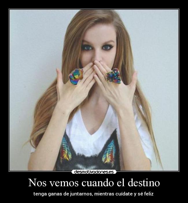 Nos vemos cuando el destino - 