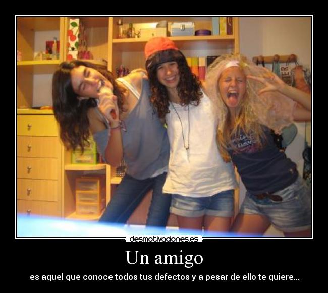 Un amigo -