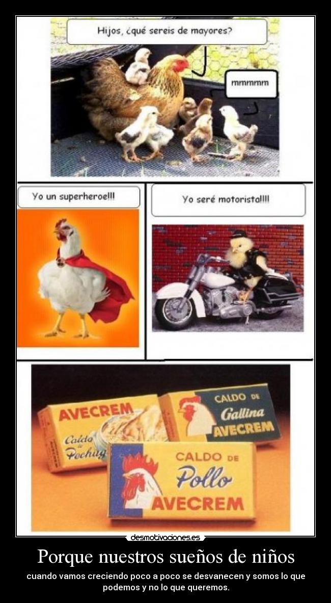 Porque nuestros sueños de niños -