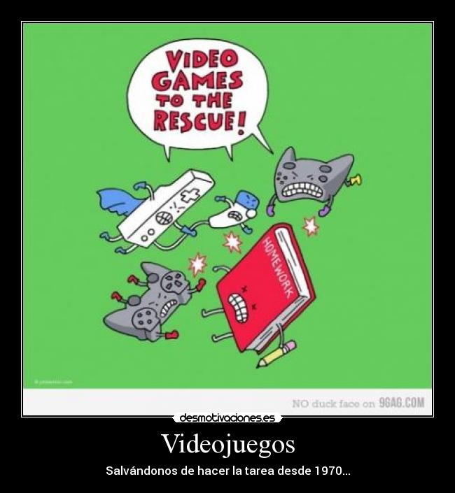 Videojuegos - Salvándonos de hacer la tarea desde 1970...