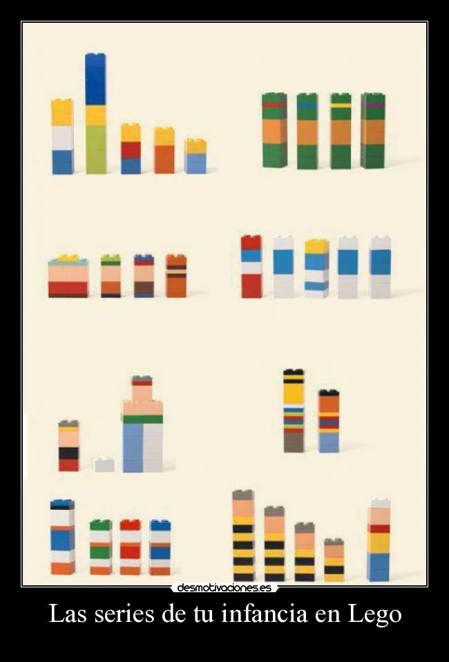 Las series de tu infancia en Lego -