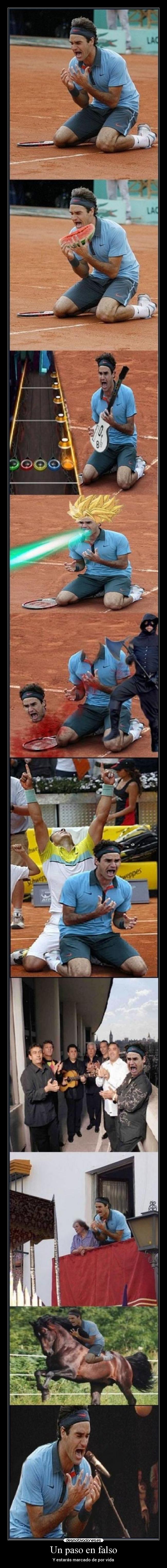 Un paso en falso - Y estarás marcado de por vida