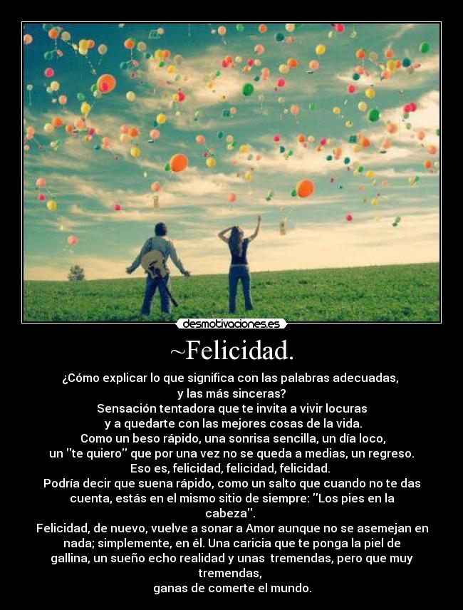 ~Felicidad. - 